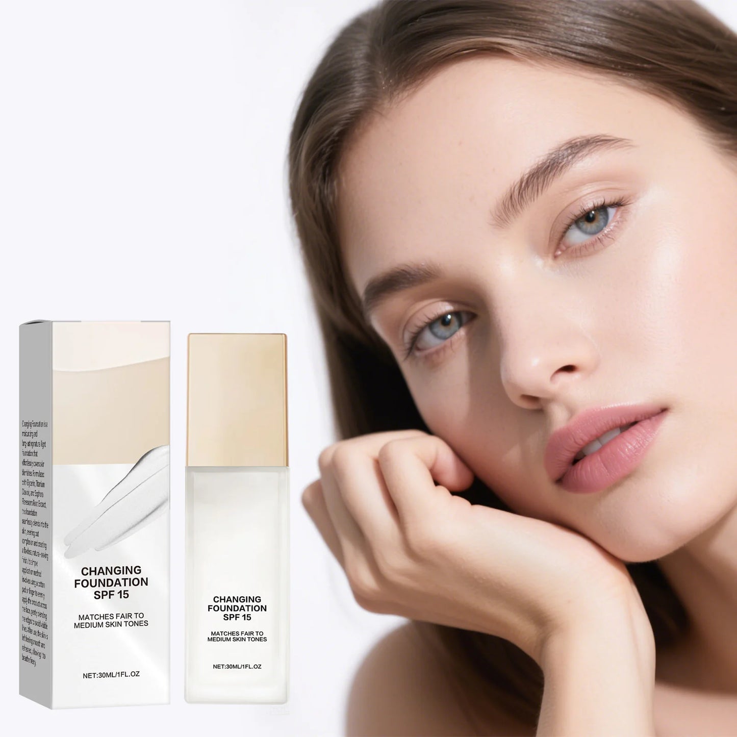 Changing Foundation SPF 15 – Moisturizing Natural Light Formula, 30ml