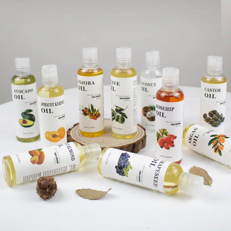 Pure Cold-Pressed Carrier Oil for Skin and Hair, 118ml Seomou