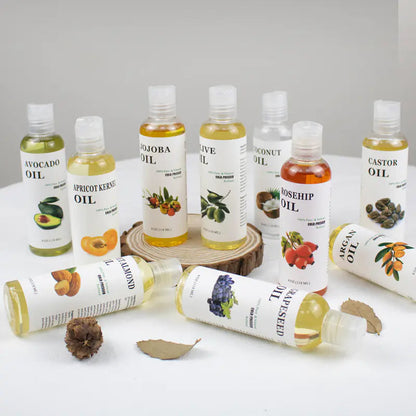 Cold-Pressed Carrier Oil for relief for dry skin or hair