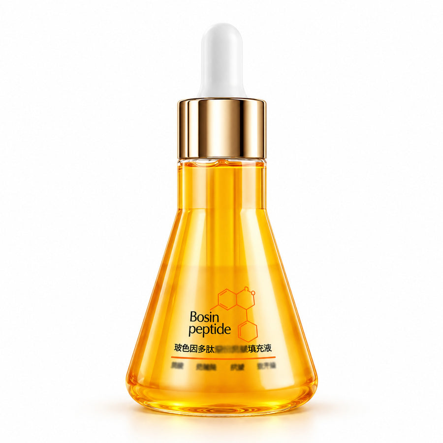 XIUSE Bosin peptide lifting and firming face serum 50ml in a flask-shaped dropper bottle