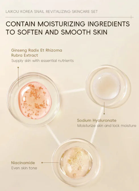 Snail Skin Care Five-piece Set Face Laikou