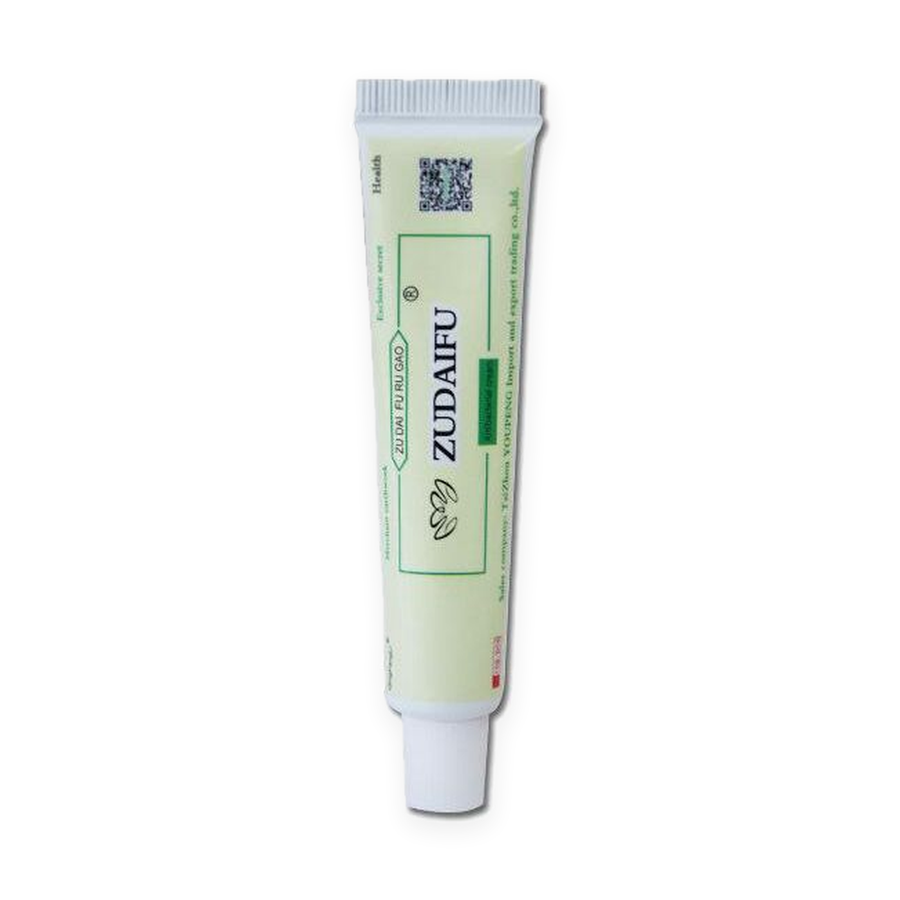 ZUDAIFU herbal cream tube, product only, centered on a pure white background